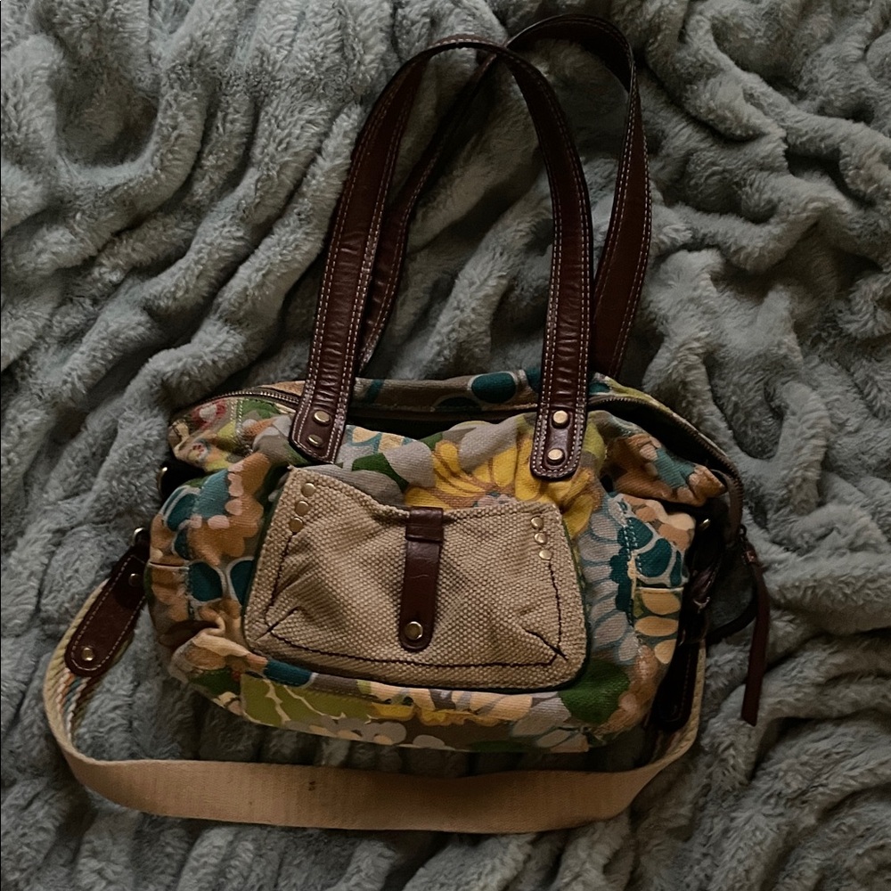 Fossil Multicolor Floral Shoulder Bag